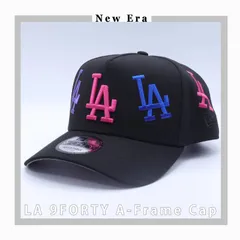 [新品] 海外モデル【New Era ニューエラ】9FORTY A-Frame Dancing Logo Cap ロサンゼルスドジャース ダンシング カラフル ロゴ キャップ / 帽子