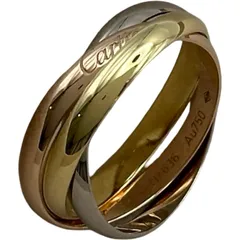 カルティエ Cartier トリニティリングSM ゴールド/ホワイトゴールド/ピンクゴールド Au750 ジュエリー