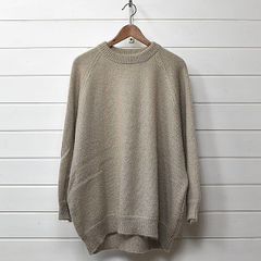 ヌメ パラスパレス ウール ニット コート 2 グレージュ nume Pal'las