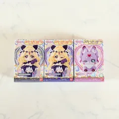 名探偵プリキュア！スウィートパールドール 3個セット キュアアルカナ・シャドウ マシュタン 食玩 フィギュア 人形 おもちゃ キャラクター インテリア コレクション バンダイ