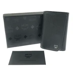 【中古品】 MCM エム・シー・エム 4 HOOK KEY CASE MXK6SLL55BK001 4連キーケース 服飾雑貨 【183-260908-na-14-tagh】