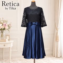 Re.Verofonna ヴェロフォンナ 秋 フェイクレザー 花柄レース 切替