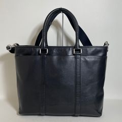 2605-114｜美品｜コーチ シグネチャー 2WAYトートバッグ ブラック