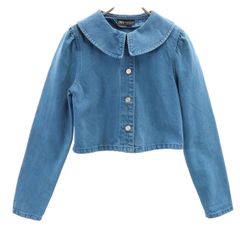 ZARA】ザラ M-L Z1975 レースデニムショートジャケット Gジャン - メルカリ