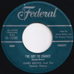 James Brown And The Famous Flames I've Got To Change / It Hurts To Tell You Federal US 45-12352 217732 R&B R&R レコード 7インチ 45
