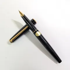 IV)14K/ct MONTBLANC モンブラン 万年筆 No.320 ブラック ペン先 585