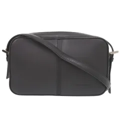 バーバリー ロゴ レザー ブラック ショルダーバッグ 黒 0663 BURBERRY
