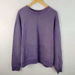 adidas Originals アディダス PHARRELL WILLIAMS ファレルウィリアムス スウェット 無地 パープル 4XO メンズ 古着 スポーツMIX ストリート オーバーサイズ
