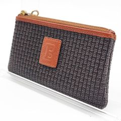COACH コーチ 3つ折り財布 ブラック キャンバス ミニシグネチャー