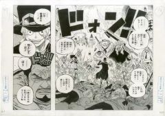 ワンピース ONE PIECE 複製原画 サボVS海軍 新品未開封 - メルカリ