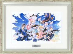 結城友奈は勇者である 郡 千景 複製サイン入り キャラファイングラフ