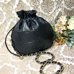 CHANEL シャネル【美品】カメラバッグ フリンジ マトラッセ ココマーク