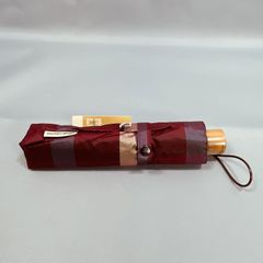 新品 MAXIME LABEYRIE チェック折りたたみ傘55cm