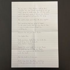 Spider-Man: Brand New Day - Attendee Bonus: Peter's Letter (Overseas Exclusive)