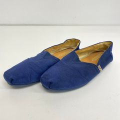 TOMS/トムス エスパドリーユ スリッポン/フラットシューズ レディース W7.5(24.5cm) ブルー系 1000050417 10010800[OO00751]