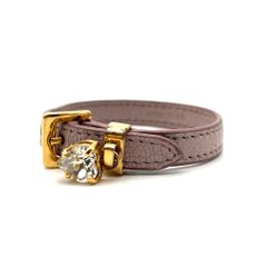 美品 ミュウミュウ miumiu ブレスレット バングル レザー ビジュー クリスタル ハート ピンク ゴールド金具 敬老の日 シルバーウィーク 秋休み ハロウィン 七五三 勤労感謝 ブラックフライデー 冬のボーナス クリスマス ギフト プレゼント