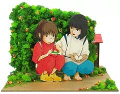[Used] Plastic Model Kit: Studio Ghibli Mini Spirited Away Haku's Rice Ball "Miniature Art Kit Studio Ghibli Series" [MP07-58]