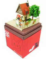 [Used] Plastic Model Kit: Studio Ghibli mini Kiki's Delivery Service - Osono and Kiki "Miniature Art Kit Studio Ghibli Series" [MP07-07]