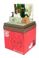 [Used] Plastic Model Kit: Studio Ghibli Mini Kiki's Delivery Service - Jiji and the Kittens "Miniature Art Kit Studio Ghibli Series" [MP07-94]