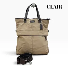 【収納力◎】 COACH コーチ バッグ レディース メンズ 2WAY ショルダーバッグ ベージュ 茶