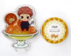 【中古】アクリルスタンド・アクリルパネル 虎杖悠仁 「呪術廻戦 ぷにとっぷ パフェのるあそーと アクリルスタンド」
