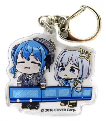 【中古】キーホルダー 星街すいせい＆天音かなた アクリルキーホルダー ホロぐら 「バーチャルYouTuber ホロライブ」