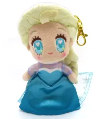 【中古】ぬいぐるみマスコット・ぬいぐるみバッジ エルサ tiny プラッシュキーチェーン 「アナと雪の女王」