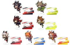 【中古】アクリルスタンド・アクリルパネル 全7種セット 「ウマ娘 プリティーダービー×セブンイレブン 3周年キャンペーン! デフォルメ トレーディング アクリルスタンド」 セブンイレブン＆セブンネット限定