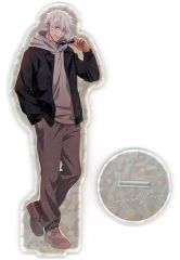 [Used] Acrylic Stand・Acrylic panel Satoru Gojo Holographic acrylic figure Stand Illumination version "Jujutsu Kaisen x Marucube"