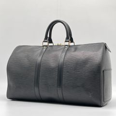 LOUIS VUITTON キーポル 45 エピ ブラック ボストンバッグ M42972