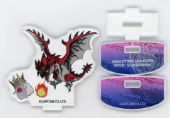 【中古】アクリルスタンド・アクリルパネル リオレウス ゆらゆらアクリルスタンド 「モンスターハンターライズ：サンブレイク×ローソン」