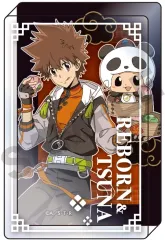 【中古】アクリルスタンド・アクリルパネル リボーン＆沢田綱吉(チャイナ) アクリルブロック 「家庭教師ヒットマンREBORN!」