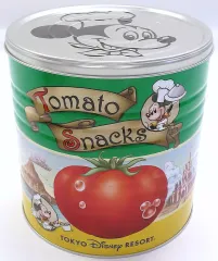 【中古】小物入れ・マルチケース・缶ケース ミッキーマウス 缶ケース(トマトスナック缶) 「ディズニー」 東京ディズニーリゾート限定