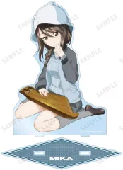 【中古】アクリルスタンド・アクリルパネル ミカ 描き下ろし 特大アクリルスタンド コラボウオッチ着用ver. 「ガールズ＆パンツァー 最終章」