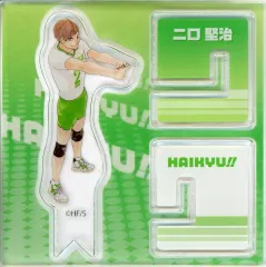 【中古】アクリルスタンド・アクリルパネル 二口堅治 「ハイキュー!! FAN PARK(ファンパーク) アクリル“X”フィギュアコレクション 第2弾」