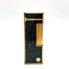 【HQ-552】ダンヒル ガスライター ラメ入り 火花◯ dunhill lighter アルフレッドダンヒル