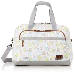[Brand New] [Title Roll] Boston Bag, Sumikkogurashi, Large Capacity, 2-Way Shoulder Bag/Handbag, Travel Bag, 40L, Overnight Trip, Kids, Girls, Boys, White, 1
