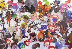 [중고] 포스터 스페셜 일러스트 B2 포스터 집합 [Splatoon (스플라툰)] 마이닌텐도 스토어 한정 대상 상품 구입 특전