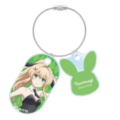 【中古】キーホルダー 紬ヴェンダース 描き下ろし バニーガールver. 2連ワイヤーアクリルキーホルダー 「TVアニメ Summer Pockets POP UP SHOP in ボークス秋葉原ホビー天国2」