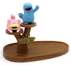【中古】小物入れ・収納ケース ヤドン＆ヌオーのウッド風小物トレー ポケモンコンシェルジュ 「ポケットモンスター」 ポケモンセンター限定