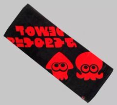 [Used] Towel/Tenugui (Character) Squid & Octopus Towel "Splatoon x TOWER RECORDS"