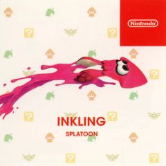 [Used] Sticker - Squid (Pink) Sticker - "Splatoon" - Nintendo TOKYO Check-in Bonus
