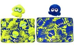 [Used] Cushion/Body Pillow Set of 2 - Blanket-in-Cushion - "Ichiban Kuji Splatoon 3" Prize A