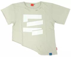 [Used] Clothing Logo Dried Squid White T-Shirt Light Gray Size M "Splatoon 3"