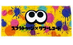[Used] Towel/Tenugui (Character) All-over print towel "Splatoon x TOWER RECORDS"