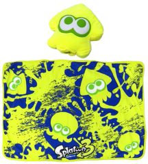 [Used] Cushion/Body Pillow - Squid Blanket-in-Cushion - "Ichiban Kuji Splatoon 3" Prize A
