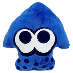 [Used] Cushion/Body Pillow (Character) Squid (Bright Blue) Reversible Cushion "Splatoon 2"