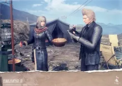【中古】食器その他(キャラクター) アラネア＆イグニス 紙製ランチョンマット 「ファイナルファンタジーXV×SQUARE ENIX CAFE 第5弾」 メニュー注文特典