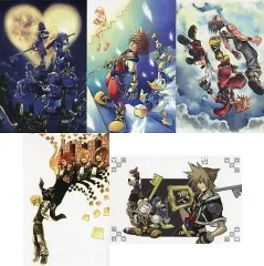 【中古】ポストカード(キャラクター) プレミアムポストカードセットA 「キングダムハーツ×SQUARE ENIX CAFE」