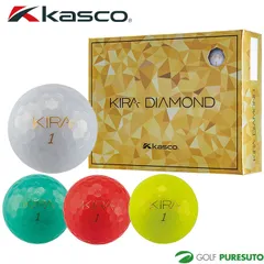 【新品】キャスコ ゴルフボール KIRA DIAMOND2 キラダイヤモンド2 ●2024年モデル● 1ダース（12球入） Kasco GOLF